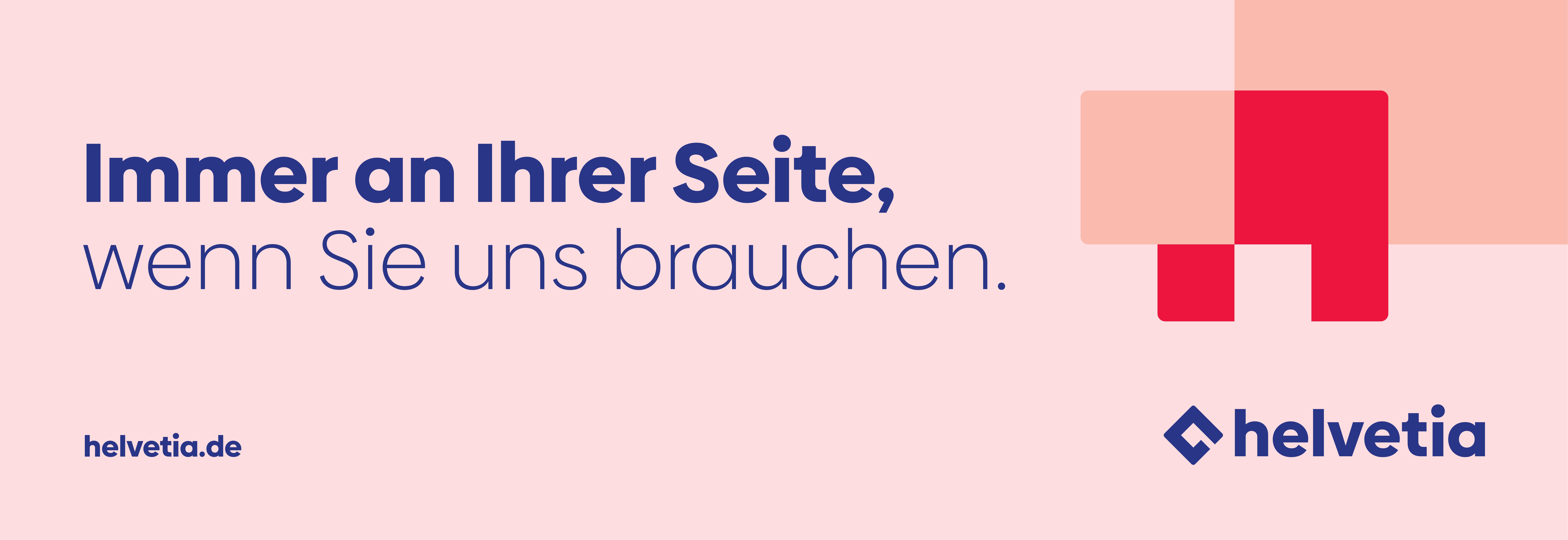 Eventbanner Rot – „Immer an Ihrer Seite“