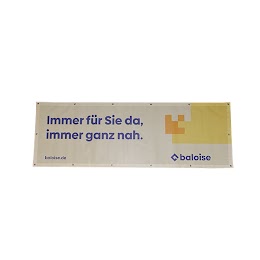Zaunbanner gelb