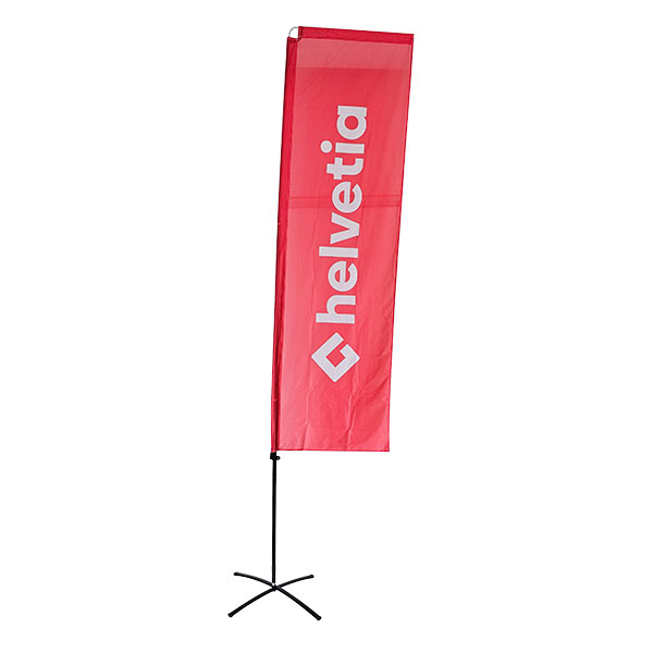 Beachflag rot (Standfuß separat)