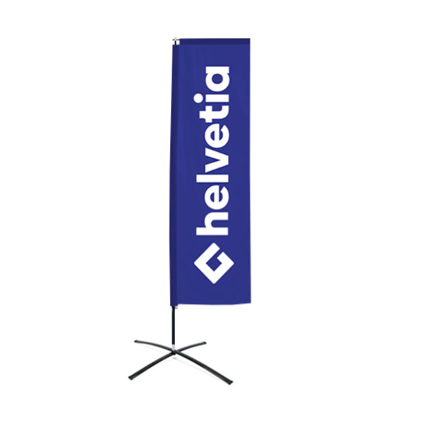 Beachflag blau (Standfuß separat)