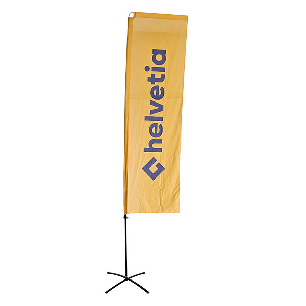 Beachflag gelb (Standfuß separat)