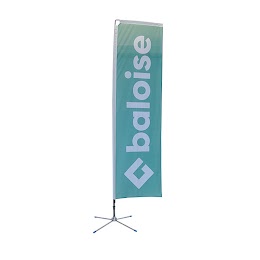 Beachflag grün (Standfuß separat)